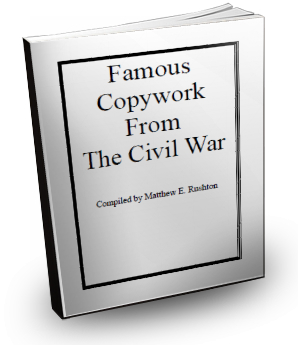 Famous Copywork of The Civil War By Matthew Rushton